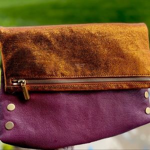 Hammitt clutch bag never used includes strap